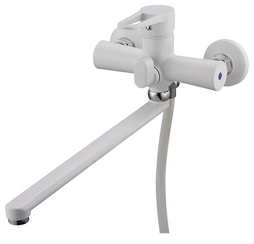 Смеситель G-Lauf NUD7-A045YW для ванны с поворотным изливом, белый