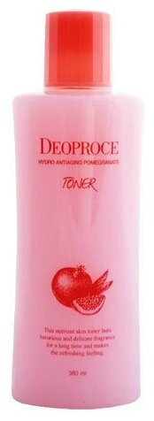 Deoproce Тонер для лица антивозрастной с экстрактом граната Hydro Antiaging Pomegranate Toner, 380 мл