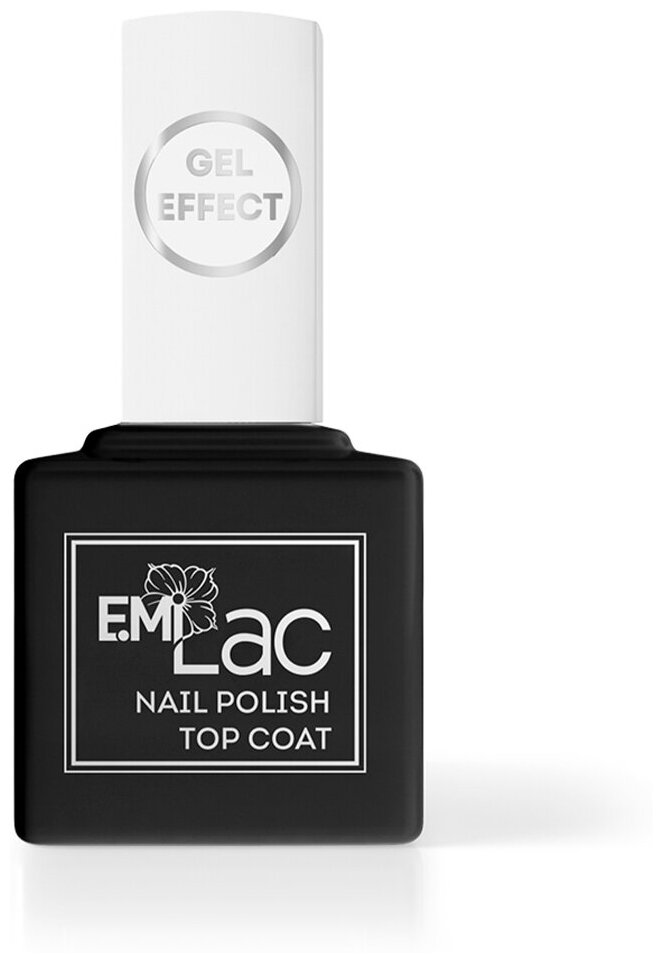 E.Mi, Топ для ультрастойкого лака Ultra Strong Top Coat Gel Effect, 9 мл