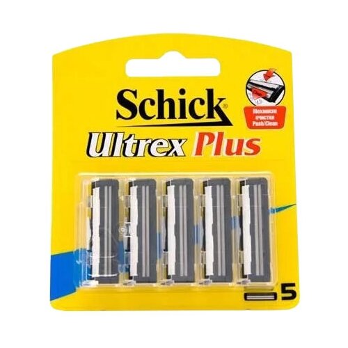 Schick Ultrex Plus сменные кассеты для станков lady premium 5 kodak 3 шт