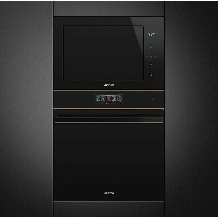 Встраиваемая микроволновая печь Smeg FMI625CN - фотография № 2