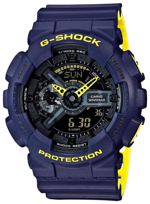 Наручные часы CASIO G-Shock, фиолетовый, синий