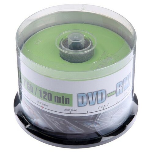 оптический диск mirex 4 7 gb 4x cake box 50 шт dvd rw Оптический диск Mirex 4.7 Gb, 4x, Cake Box (50 шт.) DVD-RW