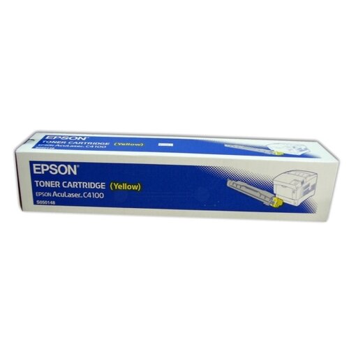 Картридж Epson C13S050148, 8000 стр, желтый тонер картридж булат s line s050146 для epson aculaser c4100 голубой 8000 стр