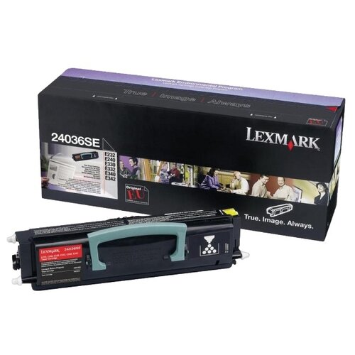 Картридж Lexmark 24036SE, 2500 стр, черный набор насадок на ролики захвата 2 шт для lexmark e230 240n 234 e342n совм