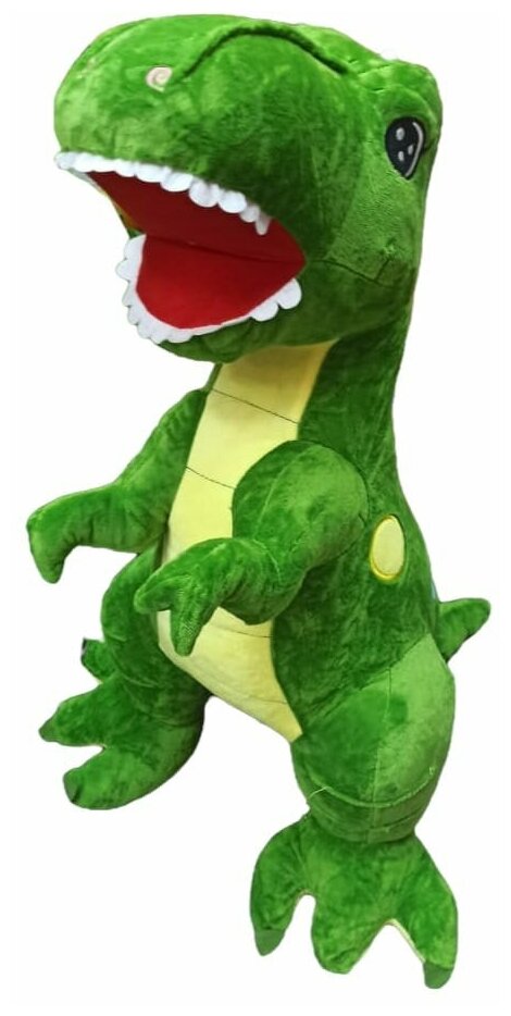 Мягкая игрушка Динозавр зеленый 100 см