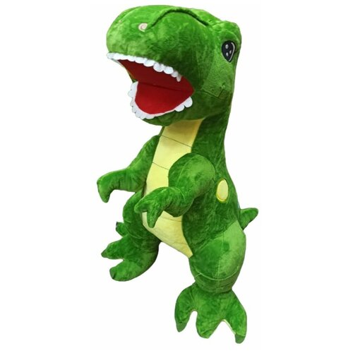 фото Мягкая игрушка динозавр зеленый 120 см китай