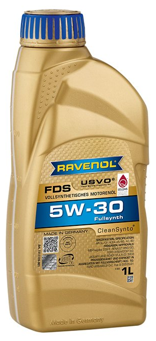 Синтетическое моторное масло RAVENOL FDS SAE 5W-30