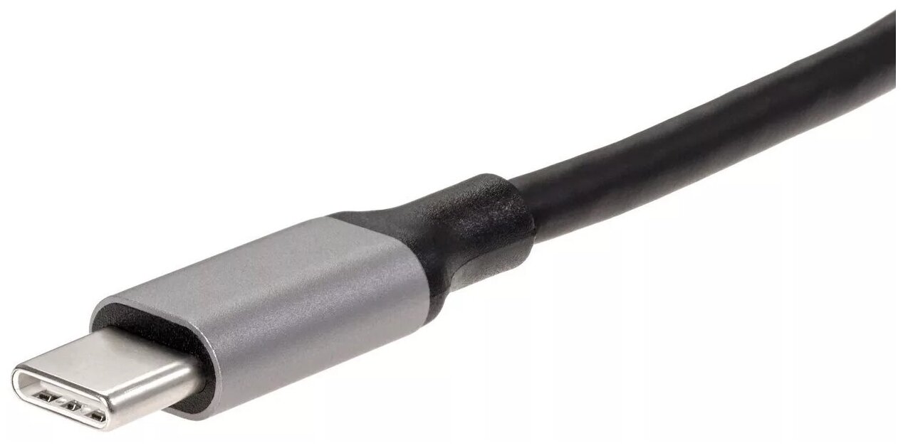 Адаптер USB Type-Cm-->VGA, HDMI 4k*30Hz, USB3.0, PD, Audio, iOpen (Aopen/Qust)<ACU4511> VCOM Адаптер-переходник AOpen/Qust USB 3.1 Type C M/HDMI F/VGA F/USB 3.0 Type A F/Jack 3.5 mm F (ACU4511) - фото №3