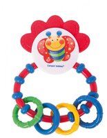 Прорезыватель-погремушка Canpol Babies Happy garden Line Rattle with Soft Bite Teether 56/137 зелены