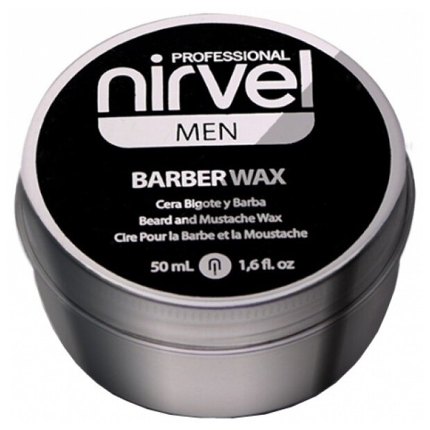 Воск MEN легкой фиксации NIRVEL PROFESSIONAL для бороды и усов barber 50 мл