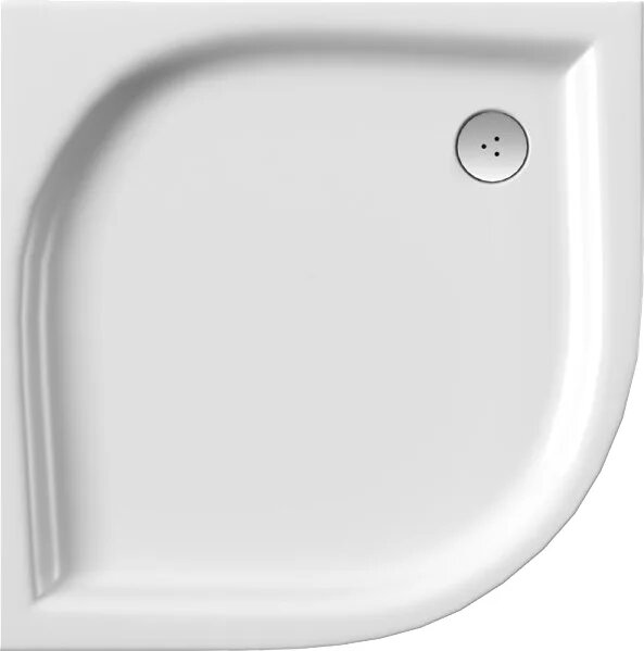 Поддон для душа Ravak Galaxy Elipso-90 LA 90x90 см, угловой, пластиковый, низкий