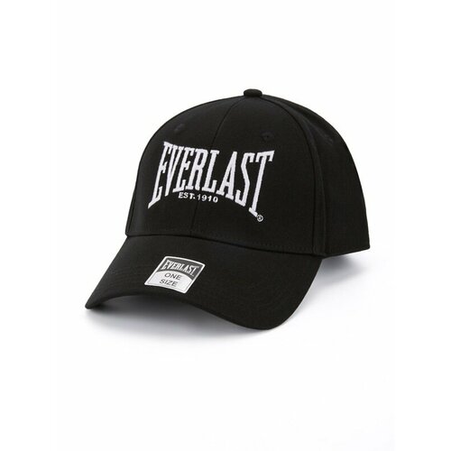 Бейсболка Everlast, размер универсальный, черный бейсболка everlast размер os черный