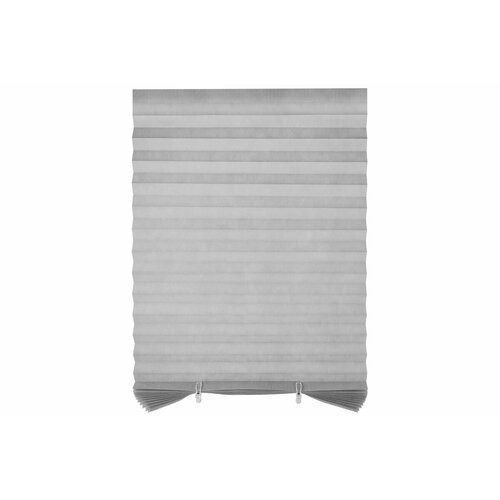 Самоклеящиеся шторы-плиссе размер 90х180см цвет серый Крепление без сверления 456₽