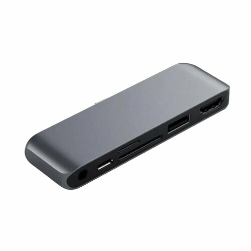 Satechi USB-C Mobile PRO Hub SD space grey usb хаб 5990₽