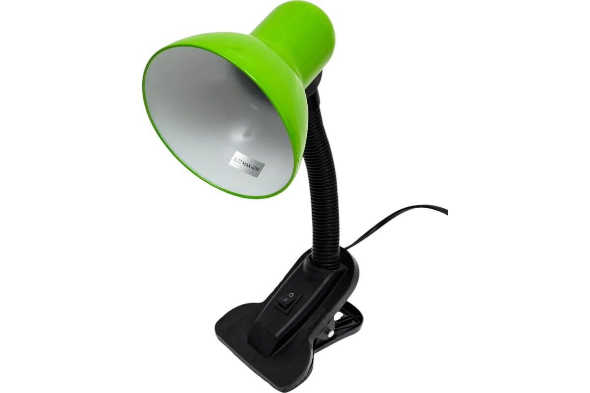 ЭРА Настольный светильник N212Е2740WGR на прищепке зелный Б0058670