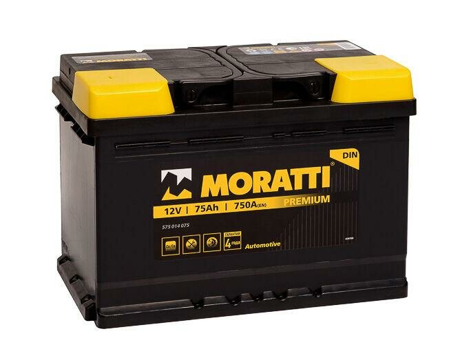 Аккумулятор Moratti 75Ач обратная полярность 575013070