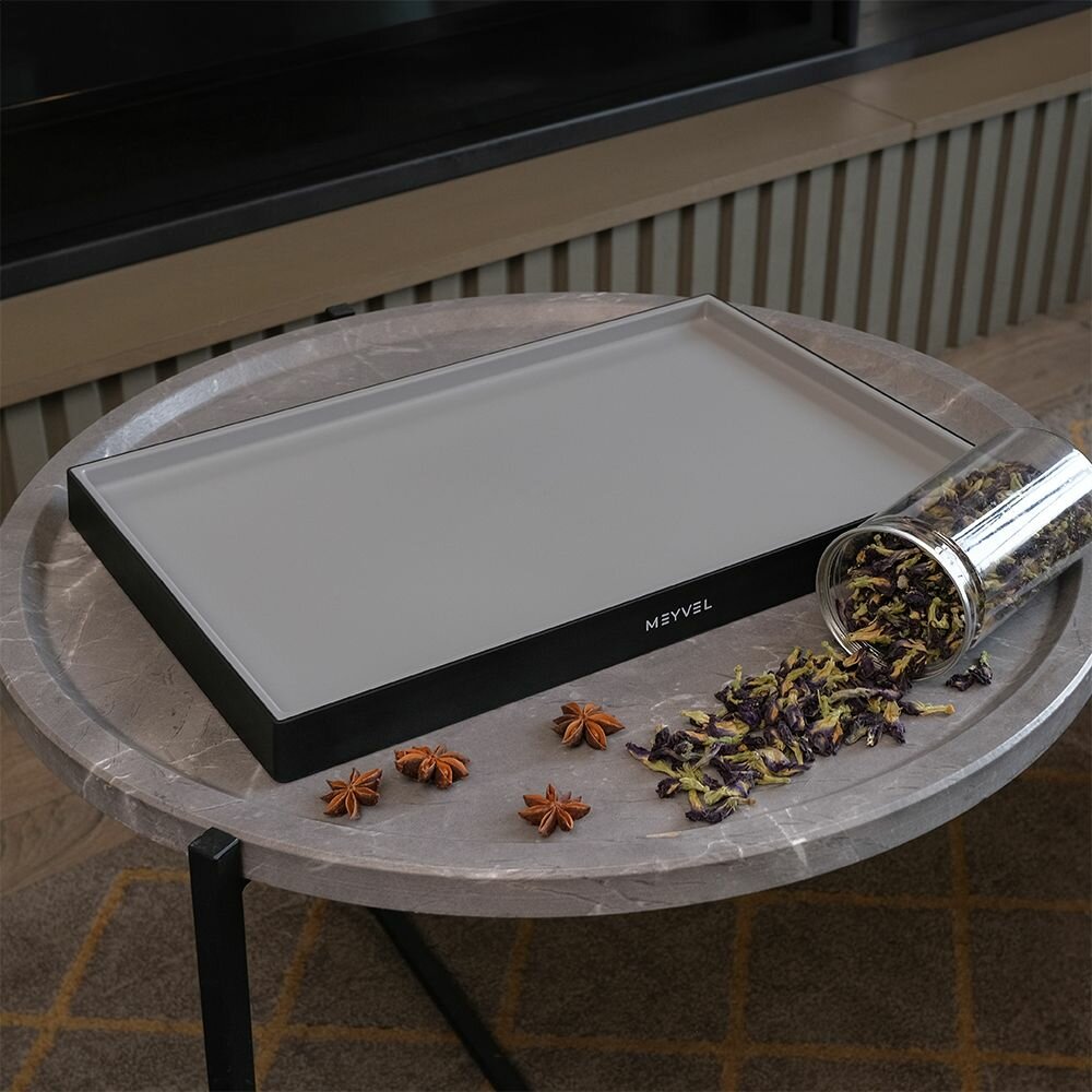 Поднос чайно-кофейный Meyvel A-004, поднос пластиковый