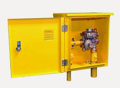 Изображение товара Грпш РД-10 Шкафной газорегуляторный пункт (ГРП) с домовым двухступенчатым регулятором давления газа РД-10
