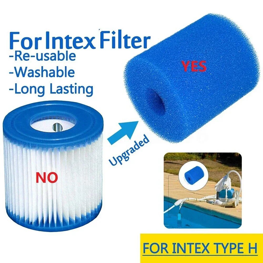 Многоразовая поролоновая губка для фильтра Intex Type H — фото 1