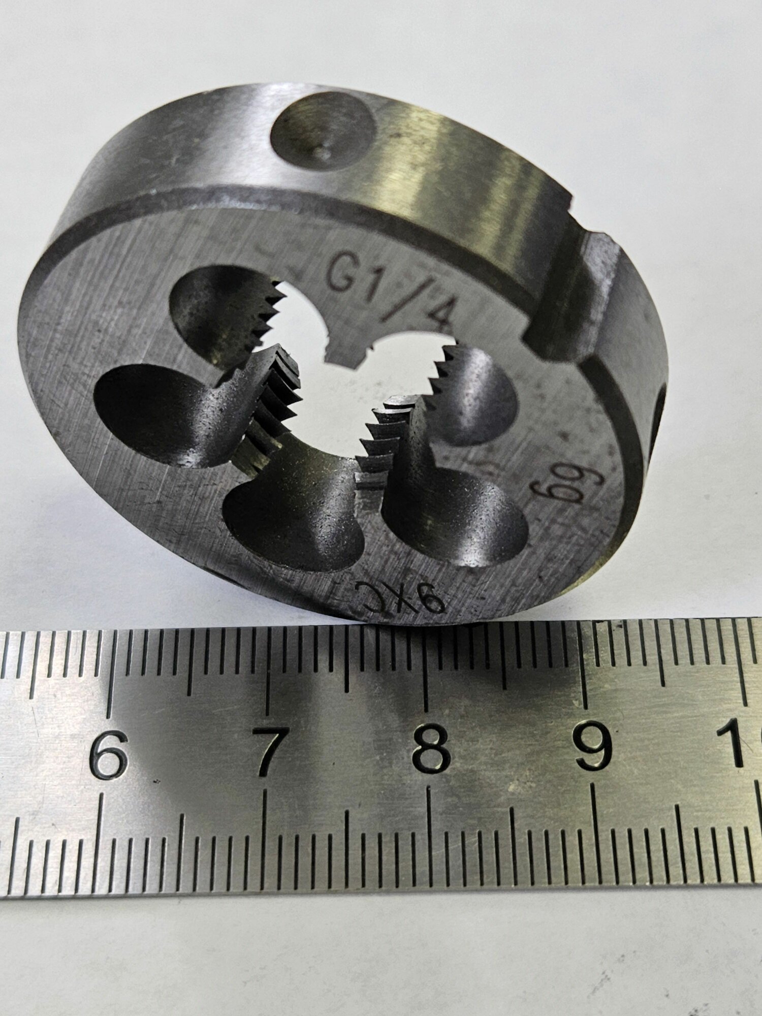 Плашка трубная цилиндрическая G 1/4 — фото 1