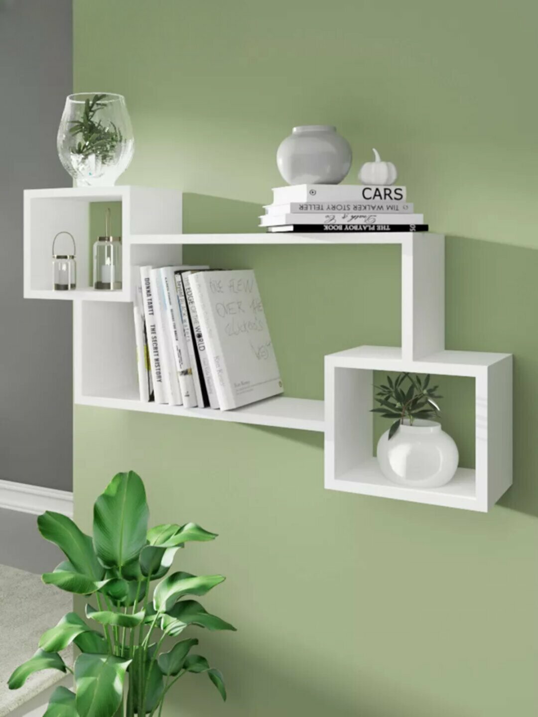Полка decor настенная, навесная, книжная, кухонная, в детскую, полка книжная, для сувениров, в гостинную.