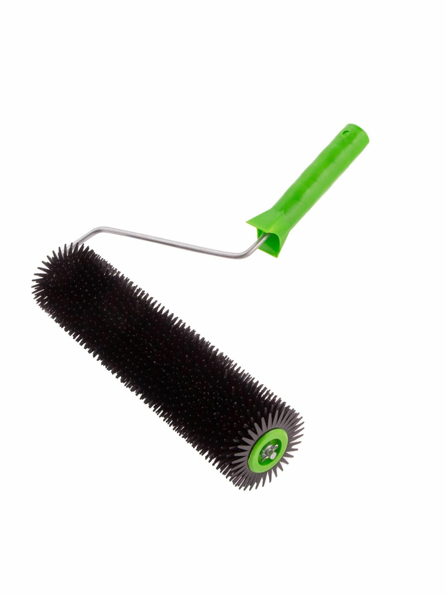 Валик игольчатый текстурный для наливных полов с ручкой острая игла 300 мм// Сибртех 81111