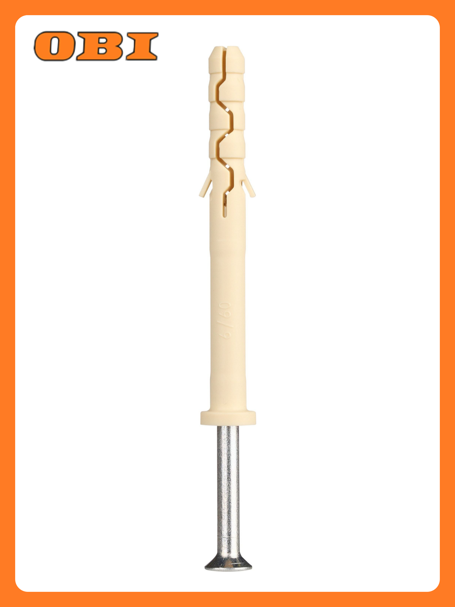 Дюбель-гвоздь с цилиндрической манжетой европартнер PDG LK 8x60 мм 27 шт