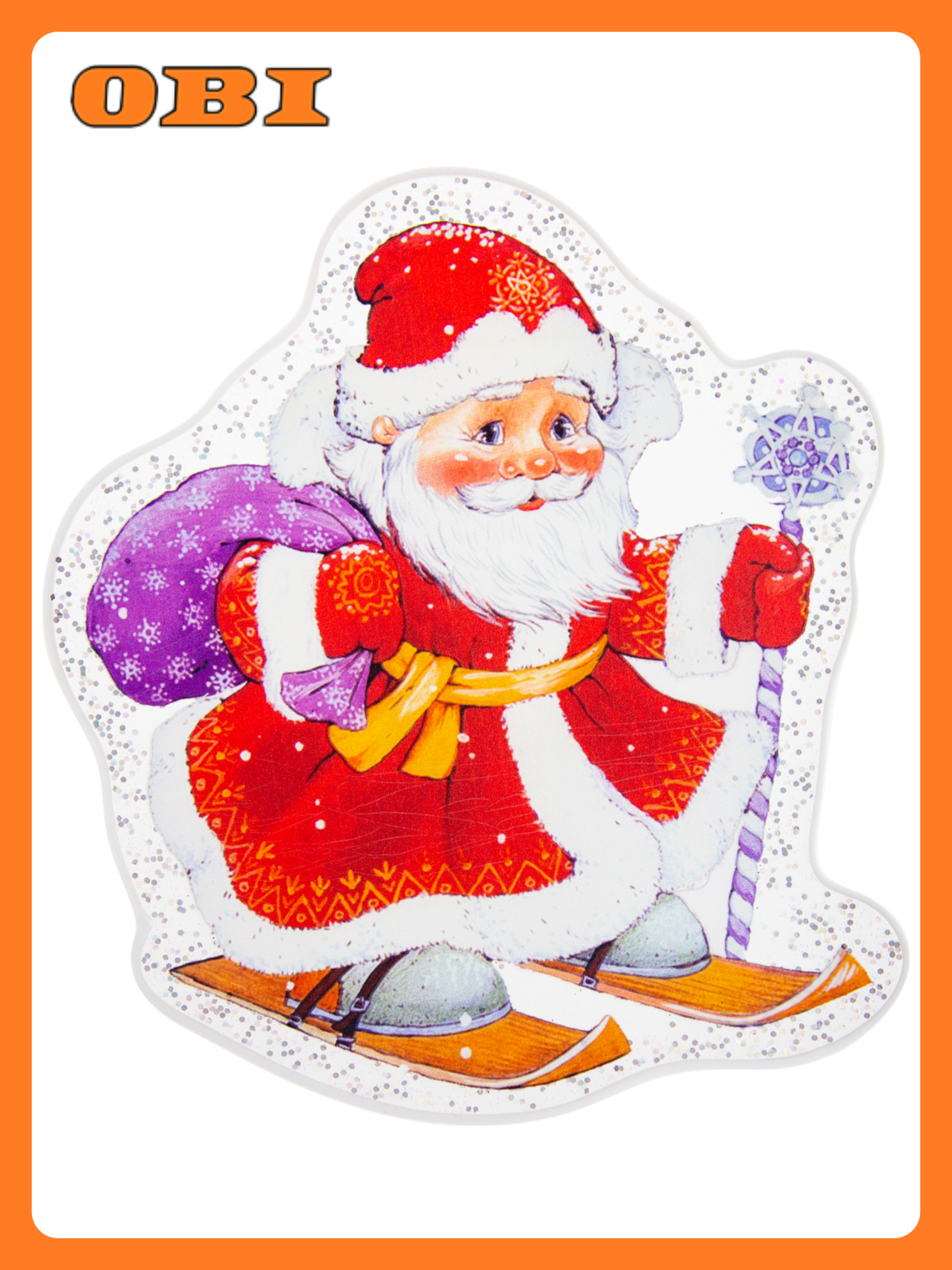 Наклейка на окно 20х20 см в ассортименте