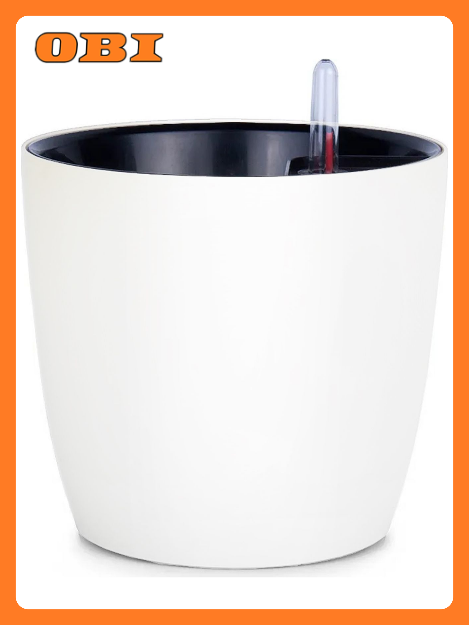 Кашпо Комфорт Акиби  пластик  автополив  21 см  5 5л