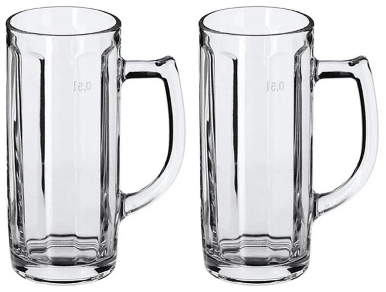 Кружка для пива LUMINARC "гамбург" H5072 500мл 2шт 2х6
