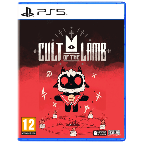 Cult of the Lamb [PS5, русская версия] мягкая игрушка одержимый ягненок из cult of the lamb