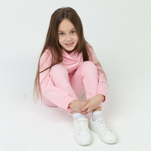 Комплект одежды Amelli, толстовка и брюки, повседневный стиль, размер 26, розовый