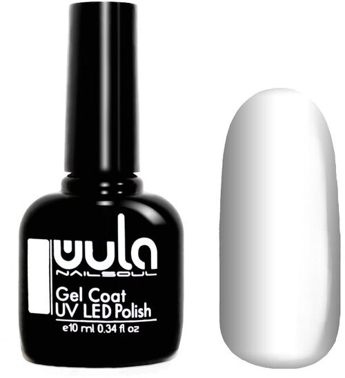 WULA гель-лак для ногтей Gel Coat, 10 мл, 42 г, 304 белый