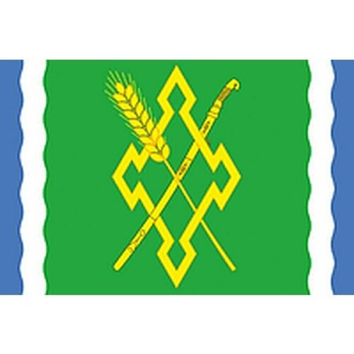 Флаг сельского поселения Новолабинское. Размер 135x90 см.