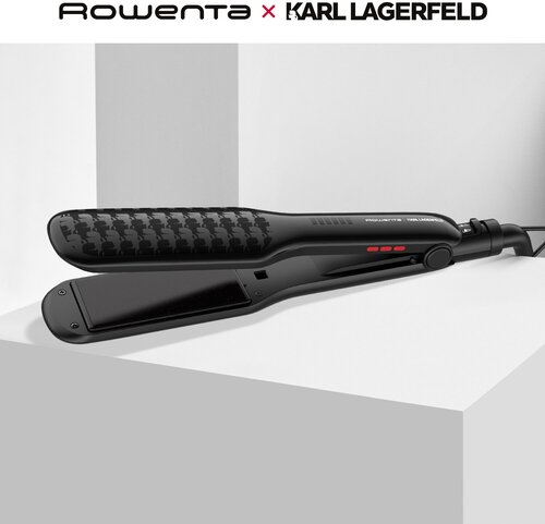 Выпрямитель для волос Rowenta Karl Lagerfeld SF411LF0, покрытие кератин ...