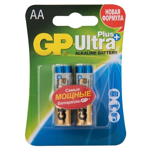 Батарейка GP Ultra Plus AA 2шт батарейка gp ultra plus aa 2шт