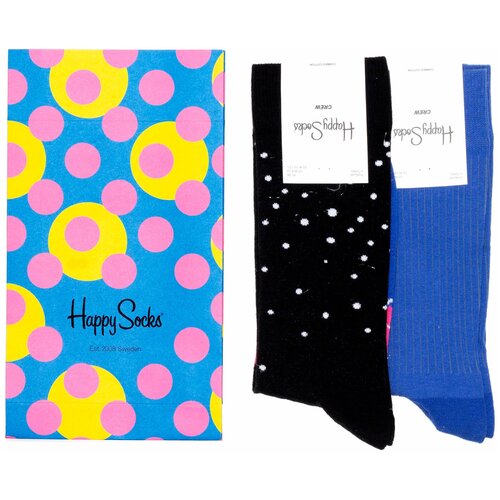 Happy Socks - 2 Pack Hot Dog Cacao набор из двух пар разноцветных носков 41-46