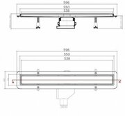 Душевой трап Pestan BETTO COMPACT NET LINE 550