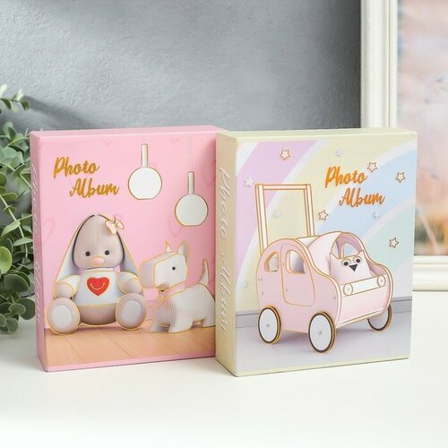 Фотоальбом на 40 фото 10х15 см Игрушки в детской комнате микс в коробке 17х14х45 см 499₽