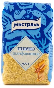 Пшено Мистраль шлифованное, 900г