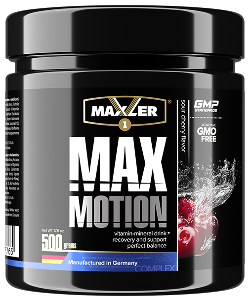 MAXLER EU Max Motion (Банка) 500 г (Sour Cherry Flavor)
