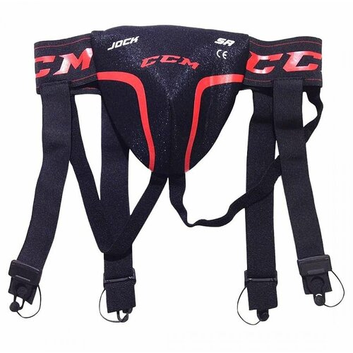 Ракушка игрока CCM Jock Combo JR пояс для поддержки наколенника вратаря дет kp ccm belt jr