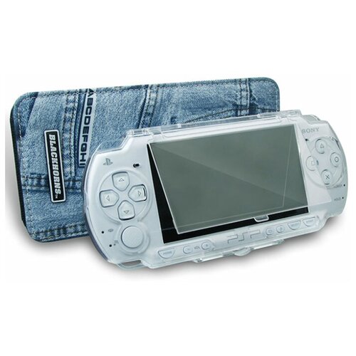 Набор аксессуаров для PSP 2000 Black Horns Двойная защита 2 в 1 (BH-PSP02610)