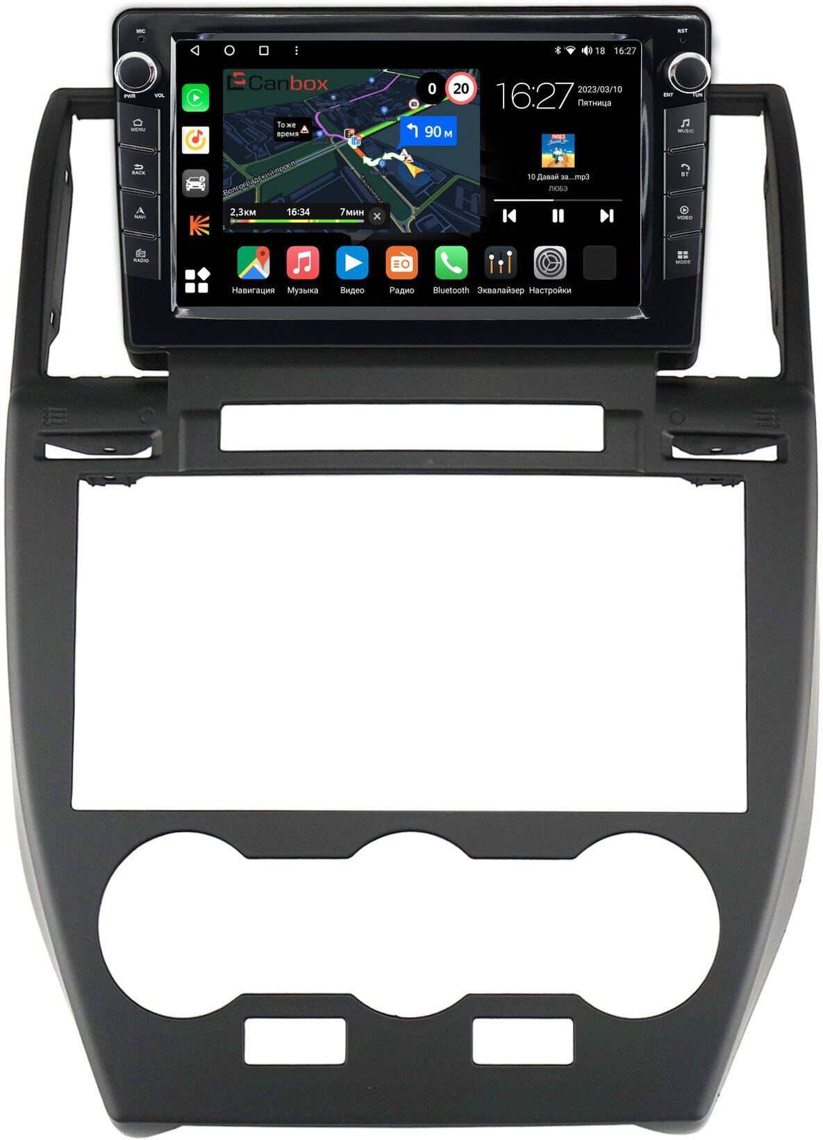 Штатная магнитола Land Rover Freelander 2 (2006-2012) Canbox M-Line 7821-9-0733 Android 10 (4G-SIM, 2/32, DSP, IPS) С крутилками