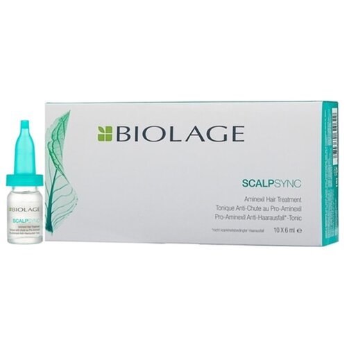 Ампулы от выпадения волос MATRIX Biolage ScalpSync с Aminexil 10*6 мл