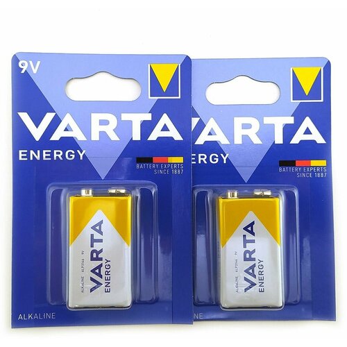 Батарейка Varta ENERGY Крона 6LR61 2 шт