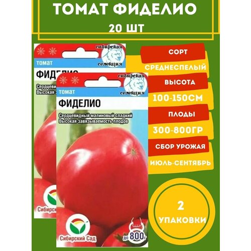 Томат Фиделио, 20 семян 2 упаковки