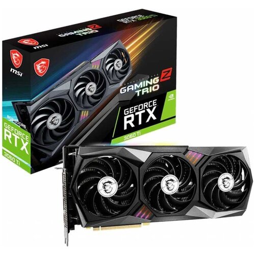 Видеокарта NVIDIA GeForce RTX 3060 Ti MSI 8Gb (RTX 3060 TI GAMING Z TRIO 8G LHR)