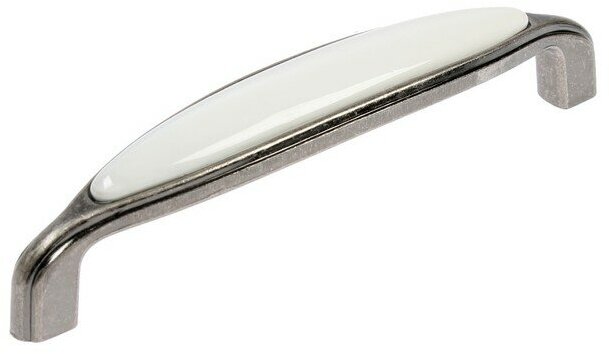 CAPPIO Ручка скоба CAPPIO Ceramics, 128 мм, цвет старинное серебро